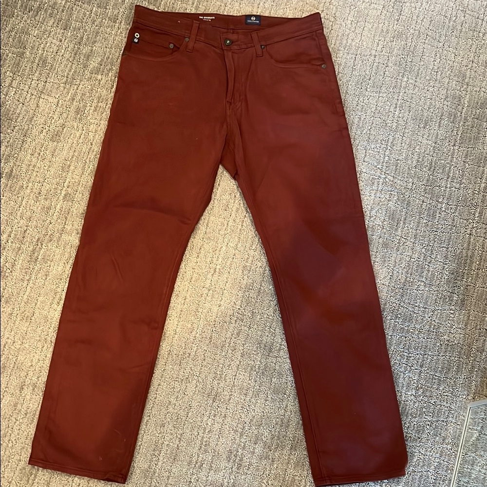 Men's AG Maroon Jeans- The Graduate